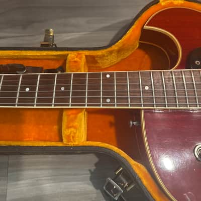 Guild T-100D Slim Jim with Humbuckers 1965 - 1973 - Blonde image 5