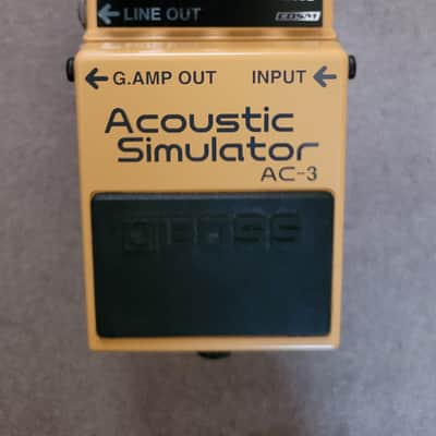 Boss AC-3 Acoustic Simulator (Dark Gray Label) 2006 - Present - Yellow image 1