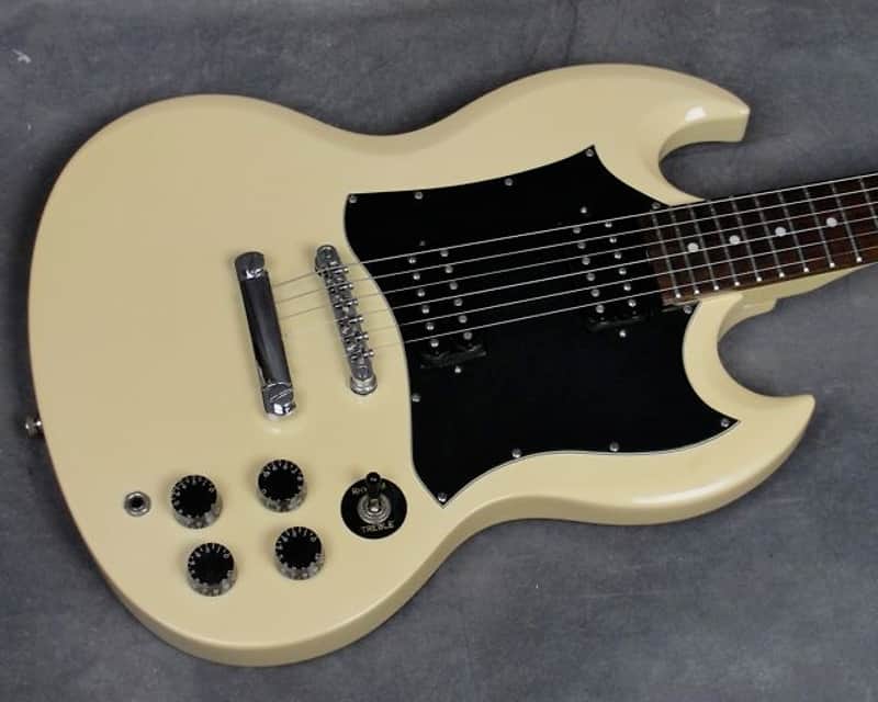 Epiphone SG, G-310, Electric Guitar, Vintage White | Reverb UK