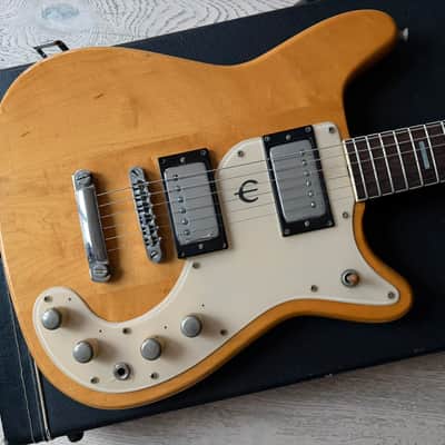 1970s Epiphone Wilshire Natural Matsumoku Japan Vintage Hard Case image 9