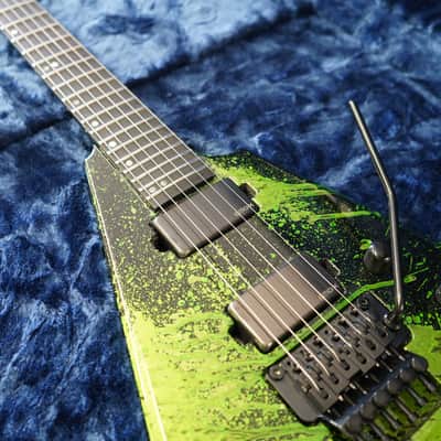 ESP USA V-II FR Alien Blood Splatter 6-String Electric Guitar w/ Hard Case (2025) image 7