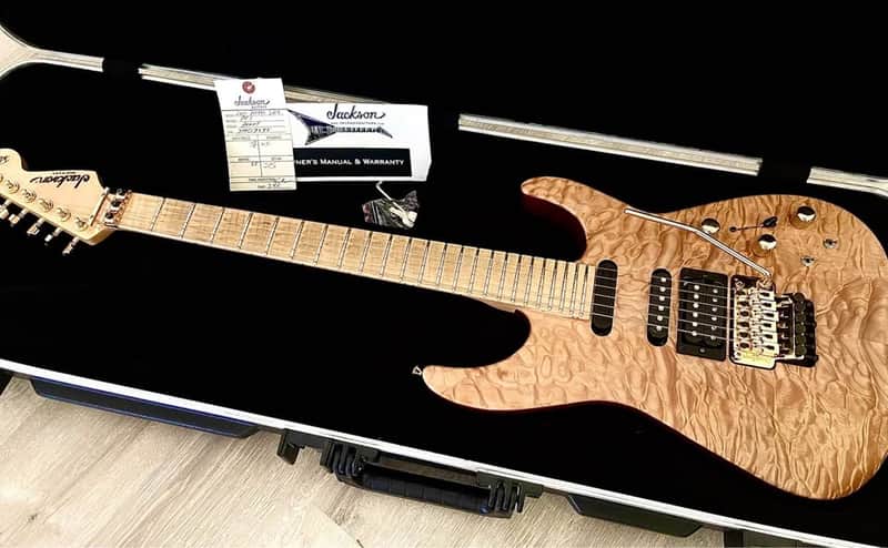 Jackson PC1 Phil Collen Jackson PC1 Phil Collen Signature Series USA 2011 - Au Natural Quilt Top image 1