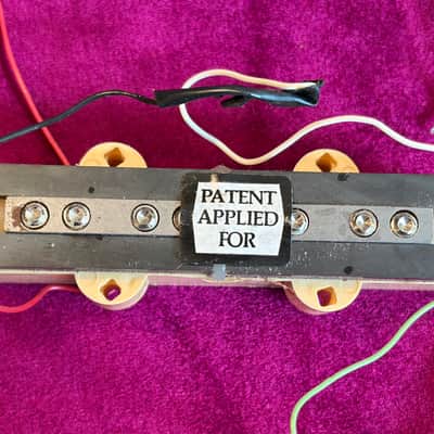 1970's DiMarzio Jazz Bass J PAF Patent Applied For Pickup Cream image 2
