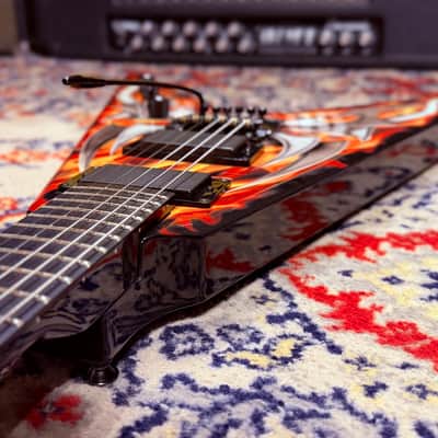 2010 B.C. Rich KKV Kerry King Signature V Generation 2 w/ Kahler Tremolo - Tribal Flame image 9