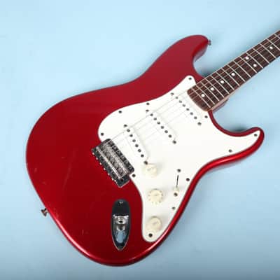 1998 Fender Deluxe Powerhouse Stratocaster Electric Guitar Red image 10