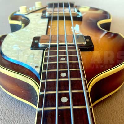GRECO VB-450 1976 - w/HSC - VINTAGE JAPAN VIOLIN BASS image 10