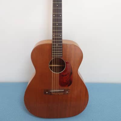 Vintage 1960s Harmony Grand Concert H162 5105 H165 000-18 All Mahogany Guitar Playable Project High Action At 12th Beautiful Condition Restoration Candidate Nice Patina Very Clean image 1