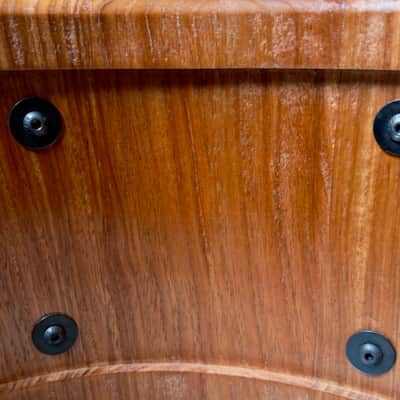 Like-New: Red Rock (AUST) New Guinea Rosewood 14x7 stave snare  - natural satin image 8