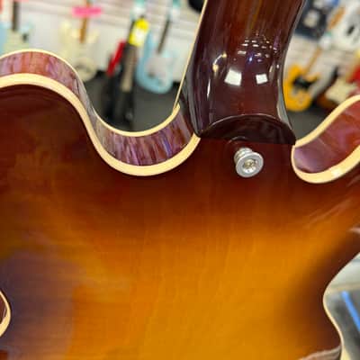 Gibson ES-335 Figured Semi-hollowbody Electric Guitar - Iced Tea, 2023 image 20
