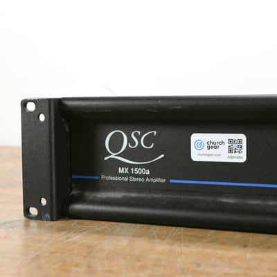 QSC MX 1500a 2-Channel Power Amplifier CG012GU image 4