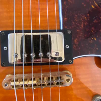 D'Angelico Excel EX-DC Semi-Hollow with Stop-Bar Tailpiece 2010s - Vintage Sunburst image 14