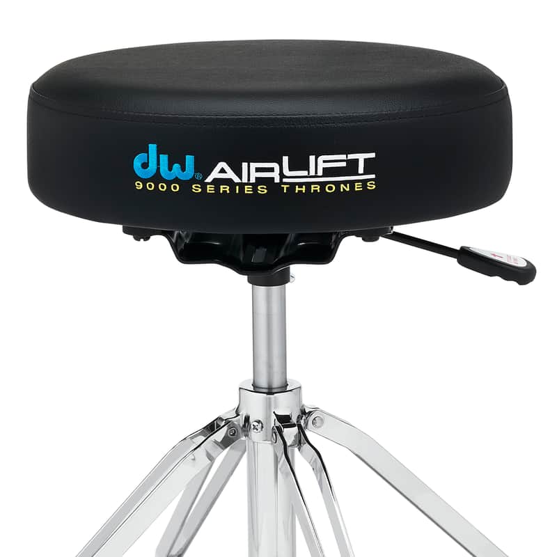 DW DWCP9100AL 9000 Series Heavy Duty Airlift Round Seat Drum Throne image 1