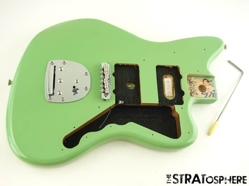 Fender Player II Jazzmaster BODY & HARDWARE Guitar Parts Alder Birch Green image 1