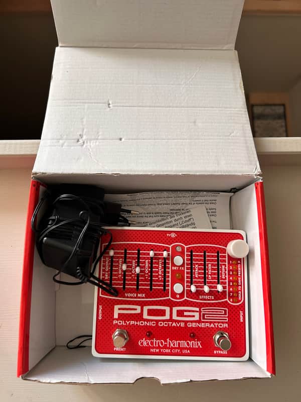 Electro-Harmonix POG2 Polyphonic Octave Generator 2009 - Present - Red / White image 1