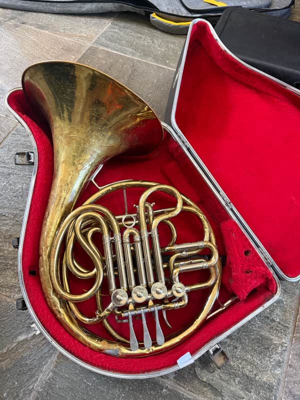 C. G. Conn 6D Double French horn. Made in USA image 1
