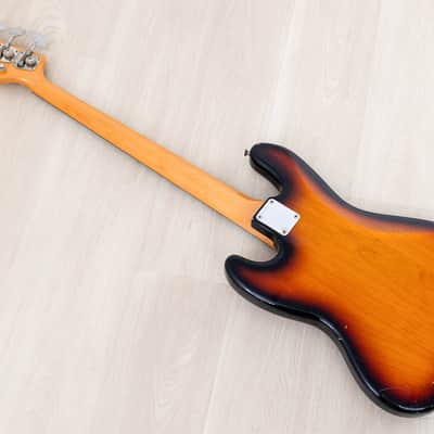 1994 Fender American Vintage ‘62 Jazz Bass Stack Knob Sunburst, 100% Original w/ Tweed Case image 13