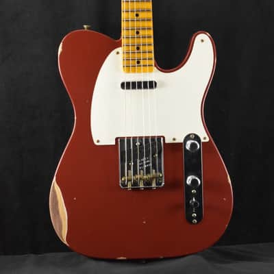 Mint Fender Custom Shop Ltd Ed Reverse '50s Telecaster Relic - Aged Cimarron Red image 1