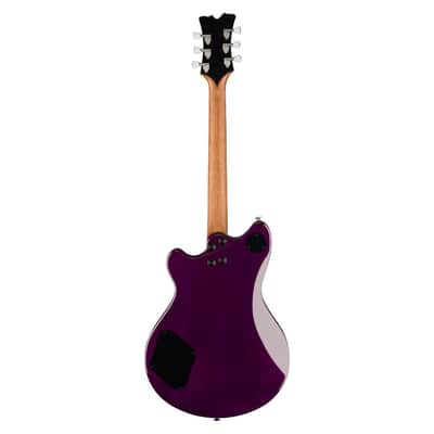 EVH SA-126 6-String Right-Handed Special QM Electric Guitar with Ebony Fingerboard, 22 Jumbo Frets, and Triple Block Inlays (Transparent Purple Ebony) image 2