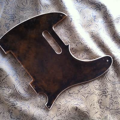 Custom Tooled Leather Pickguard Fits Fender Telecaster Esquire image 2