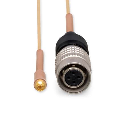 Mogan 1.2mm Replacement Cable for Audio-Technica Beltpacks, Beige image 3