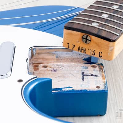 2013 Fender American Vintage '64 Telecaster Lake Placid Blue w/ Case image 17