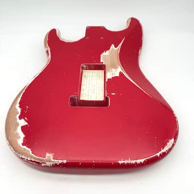 MJT Stratocaster Body Alder Relic Nitro USA Light bb544 image 8