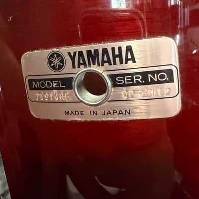 Yamaha Recording Custom (MIJ) 22,10,12,14 Drum Kit - Cherry Red image 12