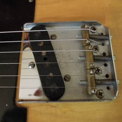 Left Handed 1952 Fender Blackguard Tele, Likely the First True Lefty Telecaster Ever Built! image 12