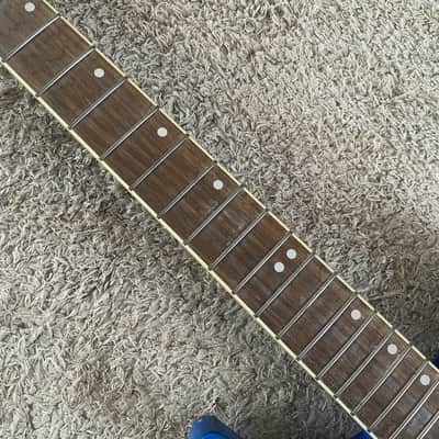 HH Electric Guitar DIY Project, Metallic Blue, 22 Frets image 18