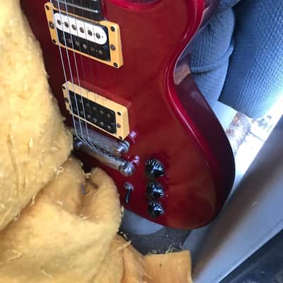 Hamer SATFW-DCB The Archtop Double Cutaway Dark Cherry image 2