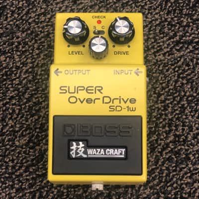 Boss SD-1W Super OverDrive Waza Craft 2015 - Present - Yellow
