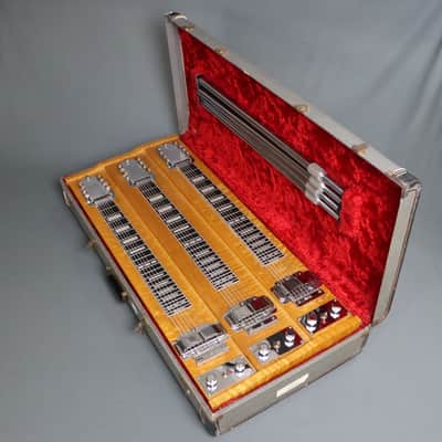 1957 Rickenbacker CW-758 Triple Neck LONG SCALE T8 Console Steel Guitar FIGURED MAPLE image 2