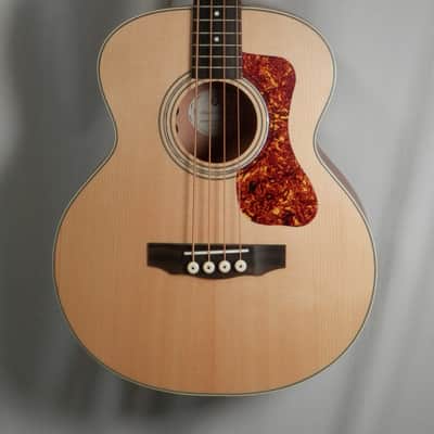 Guild Jumbo Junior Acoustic Electric Bass Antique Blonde Satin image 1