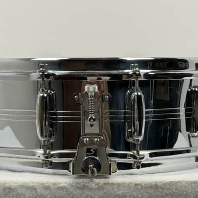 Slingerland 5x14 Super Sound King brass shell snare drum image 4