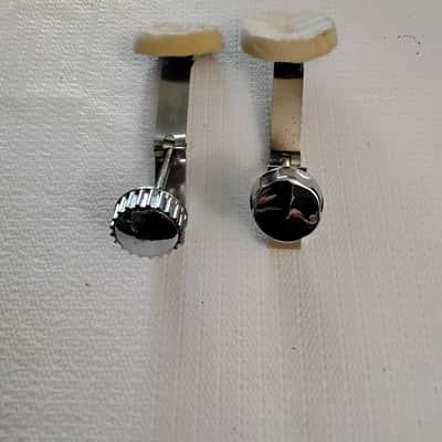 Generic Internal Drum Mufflers 1960s-1970s - Chrome image 1