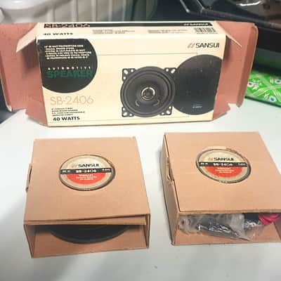 Vintage *New* Sansui SB-2406 Car Speakers - New Old Stock Open Box image 6