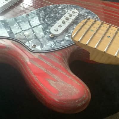 JD Guitars 2022 Couchcaster Red /Silver image 12