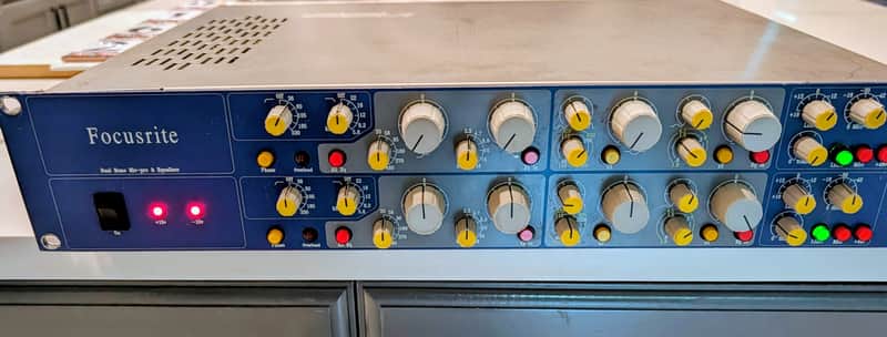 Focusrite ISA 215 Dual Mono Mic Pre and Equalizer 1990s - Blue image 1