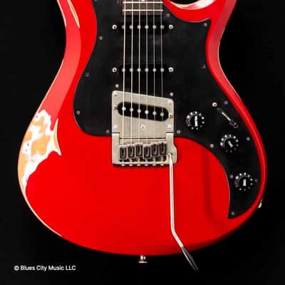 Knaggs Guitars - Severn - Trem - SSS - Ferrari Red - Relic - OHSC - Call for Best Price !!! image 2