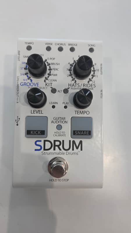 DigiTech SDRUM Strummable Drums 2010s - White imagen 1
