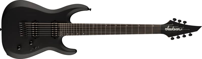 Jackson Pro Plus Series DK Modern MDK7 HT Ebony FB Satin Black with Bag