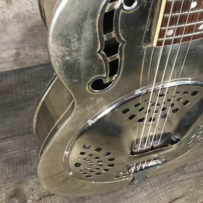 Dobro Fiddle Edge Resonator Round Neck Late 30's image 7
