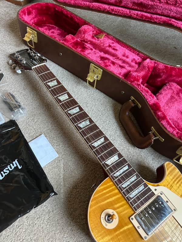 Gibson Les Paul Standard '60s Wildwood Custom Shop Top 2023 - Lemon Burst with OHSC - Image 5
