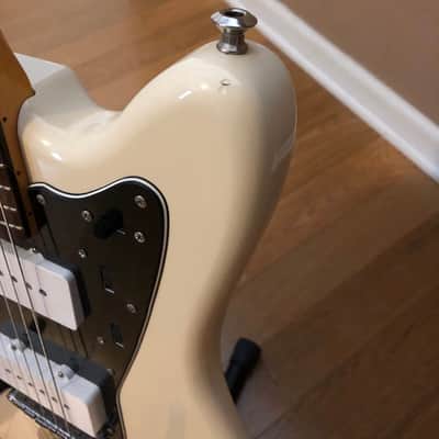 Left handed Fender Jazzmaster 1994 MIJ Upgraded *Aquabats guitar! image 3