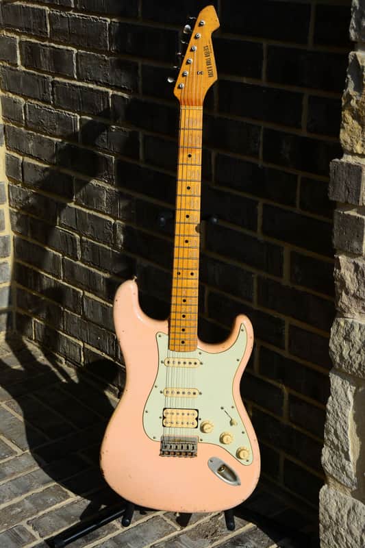Rock N Roll Relics Blackmore NAMM Show Guitar 2015 - Shell Pink image 1