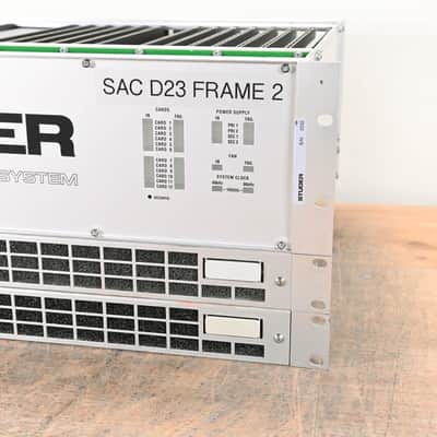 Studer D23m I/O System w/ A-Link HD Card, Fan Module, and Filter Module CG01BZQ image 2