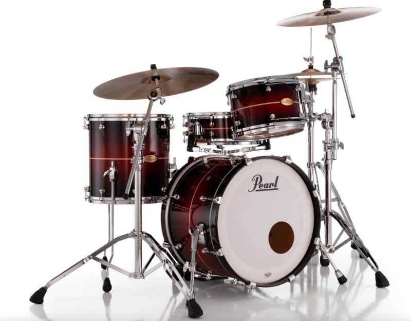 Pearl Reference One 3 Piece Shell Pack - 20" Bass Drum NATURAL BANDED REDBURST image 1