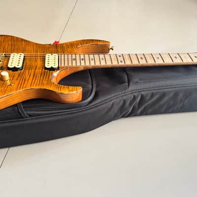 Kiesel DC600X 2023 - Vintage Yellow w/ *INSANE* Mastergrade Flame Maple Top and Fingerboard image 19