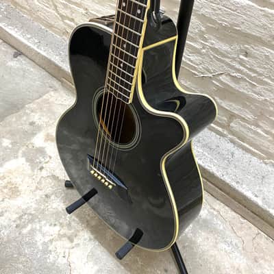 🎸 TAKAMINE EF-391ME / 1985 / transparent black / Japan / incl. ohsc / vintage & rare image 4