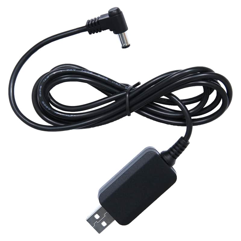 Power Supply Cable Compatible Roland Aerophone AE-10/20/30 and AKAI EWI4000S, Length 1.5m USB 5V to DC 6V/9V with Voltage Converter Switch (Output 6V/9V, 4.92FT/1.5M/Black) image 1